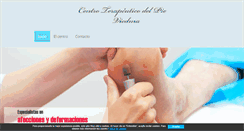 Desktop Screenshot of centroterapeuticodelpieviedma.com