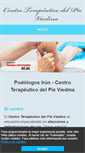 Mobile Screenshot of centroterapeuticodelpieviedma.com