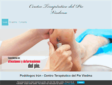 Tablet Screenshot of centroterapeuticodelpieviedma.com